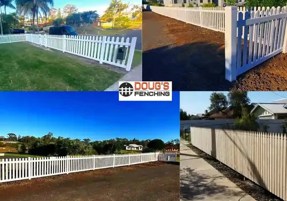Timber boundary fence with capping rail, Geelong