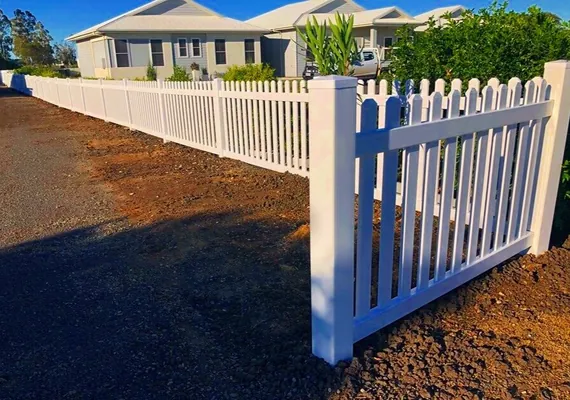 White timber picket fence to a Geelong front yard